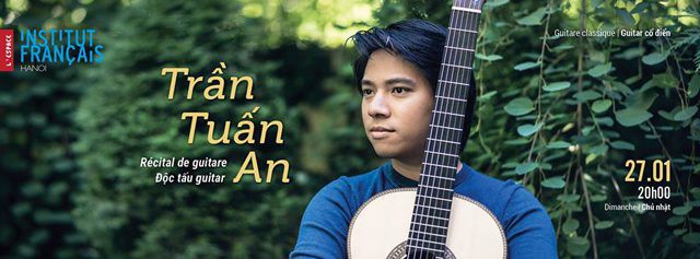 Thần đồng guitar Trần Tuấn An biểu diễn tại Hà Nội - Ảnh 1.