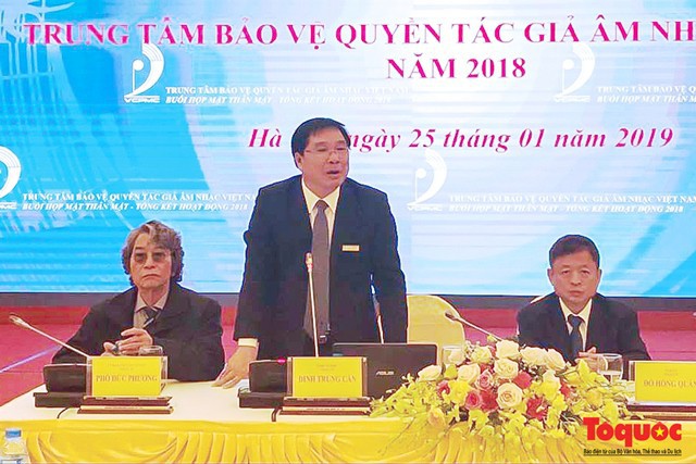 Hội nghị tổng kết hoạt động năm 2018 của Trung tâm Bảo vệ quyền tác giả Âm nhạc Việt Nam - Ảnh 1.