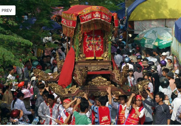 Lễ hội chùa Keo Hành Thiện đón Bằng chứng nhận Di sản Văn hóa phi vật thể quốc gia - Ảnh 1.