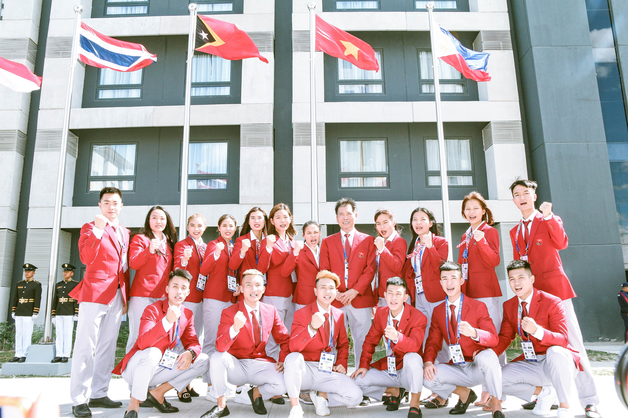 Tổ chức lễ thượng cờ của Đoàn Thể thao Việt Nam tham dự SEA Games 30 - Ảnh 3.