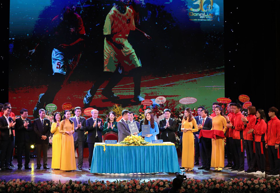 Bộ trưởng Nguyễn Ngọc Thiện đánh giá cao vai trò của công ty Động Lực với những đóng góp cho thể thao Việt Nam - Ảnh 2.