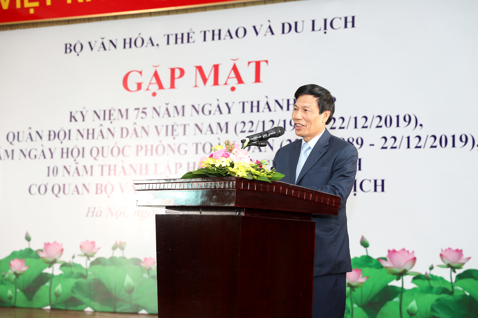 Bộ trưởng Nguyễn Ngọc Thiện gặp mặt Cựu chiến binh cơ quan Bộ Văn hóa, Thể thao và Du lịch - Ảnh 1.