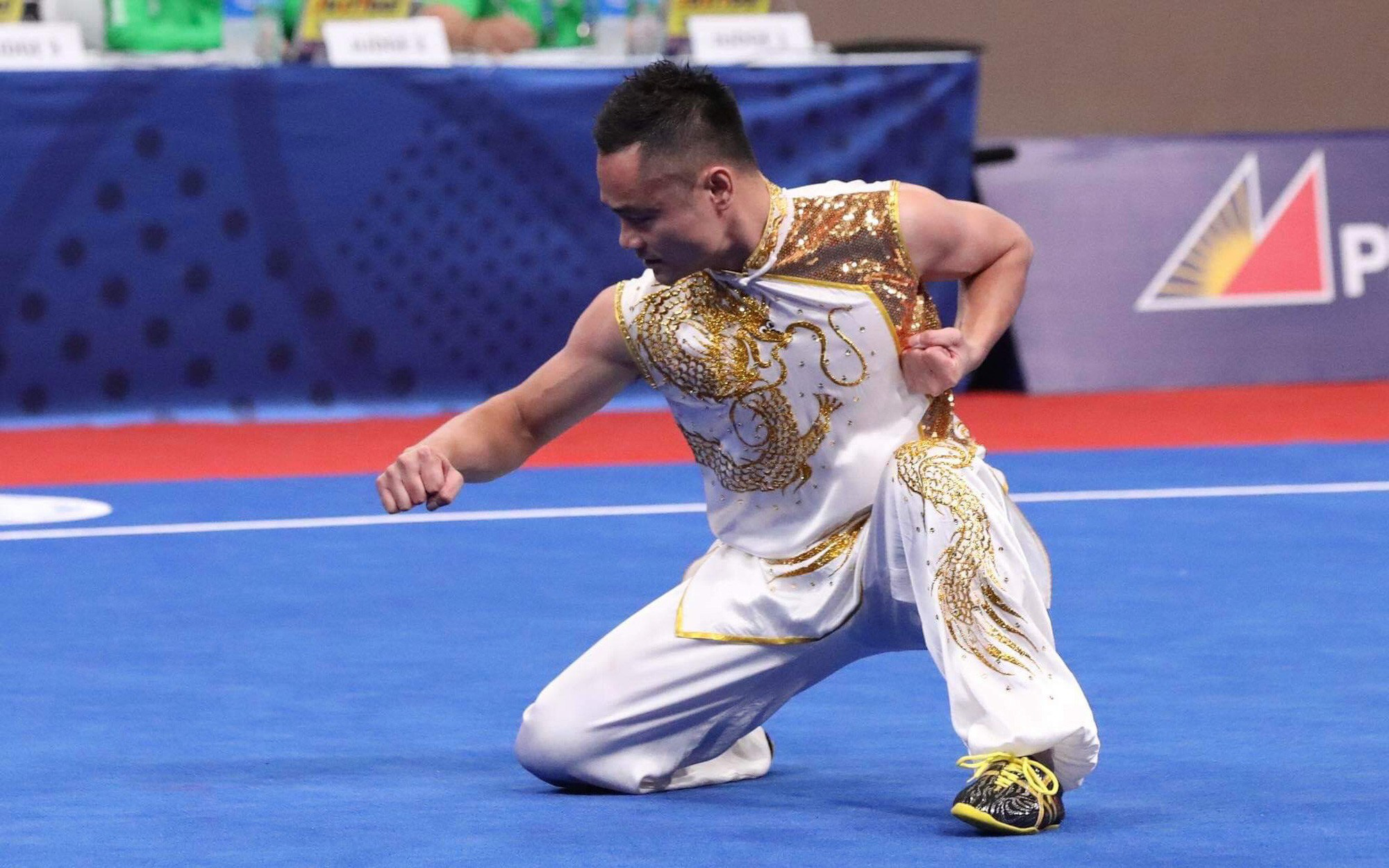 Ngày thi đấu chính thức thứ 3 SEA Games 30: Wushu giành được HCV đầu tiên, mở màn cho ngày thi đấu thành công - Ảnh 1.