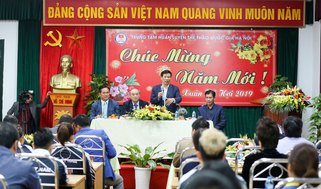 Hình ảnh Bộ trưởng Nguyễn Ngọc Thiện thăm và chúc Tết các VĐV, HLV  - Ảnh 12.