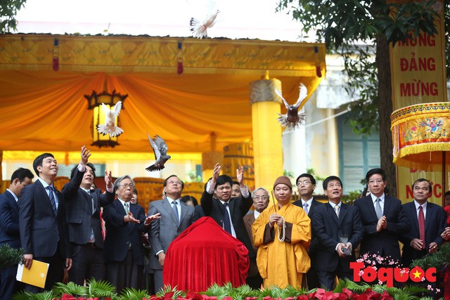 Lễ dâng hương khai Xuân Kỷ Hợi 2019 tại Hoàng thành Thăng Long - Ảnh 6.