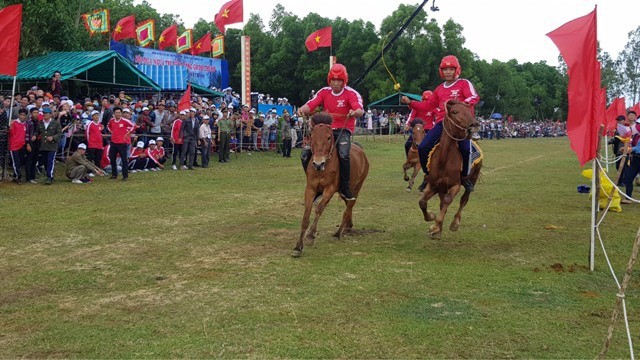 Hội đua ngựa truyền thống Gò Thì Thùng thu hút hàng vạn du khách - Ảnh 1.