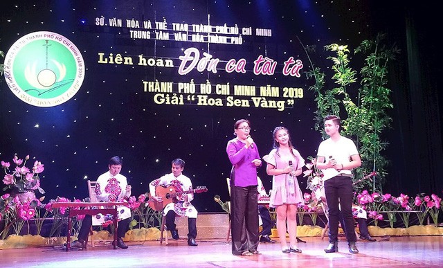 Liên hoan Đờn ca tài tử thành phố Hồ Chí Minh 2019 - Giải Hoa Sen Vàng - Ảnh 1.