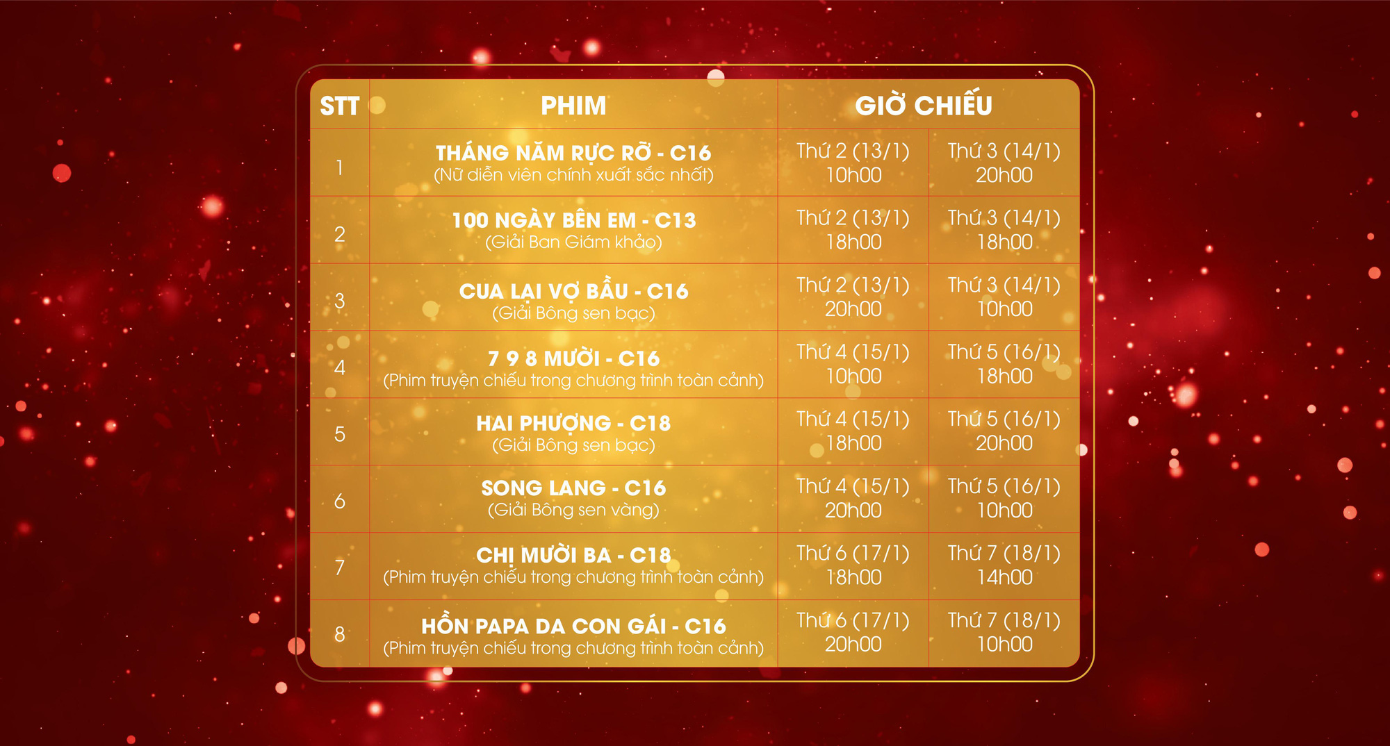 Chương trình phim đạt giải tại LHP Việt Nam lần thứ XXI - Ảnh 2.
