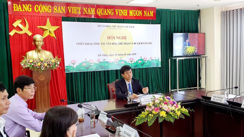 Thứ trưởng Lê Quang Tùng phát động thi đua trong ngành VHTTDL năm 2020 - Ảnh 1.