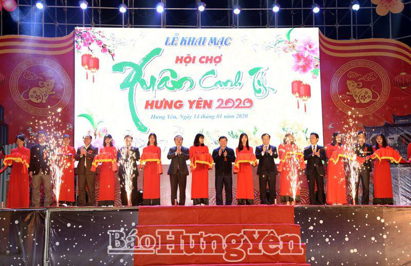 Hưng Yên: Hơn 200 gian hàng tham gia Hội chợ Xuân Canh Tý  - Ảnh 1.