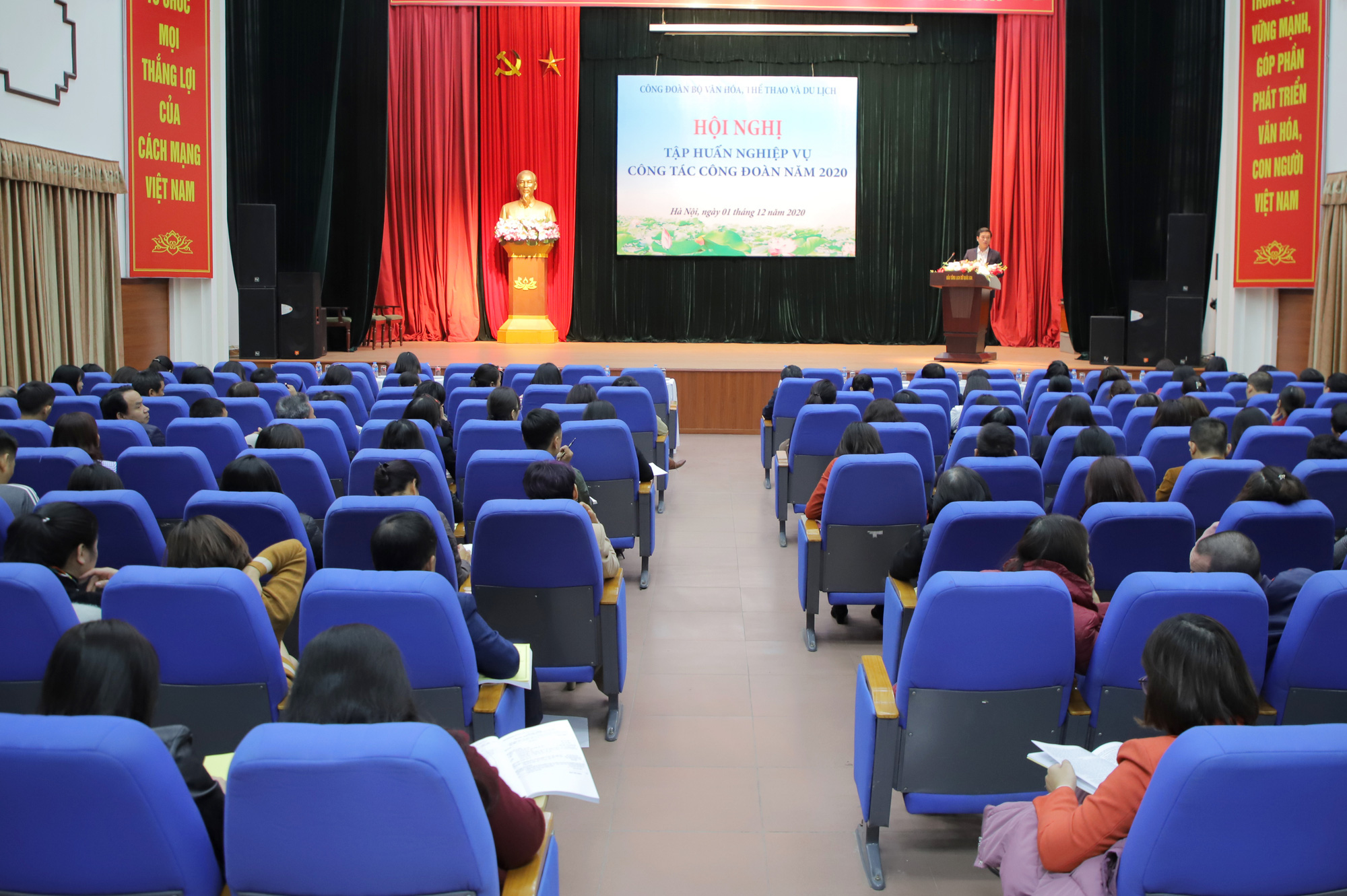 Công đoàn Bộ VHTTDL tổ chức Hội nghị Tập huấn nghiệp vụ công tác công đoàn - Ảnh 1.