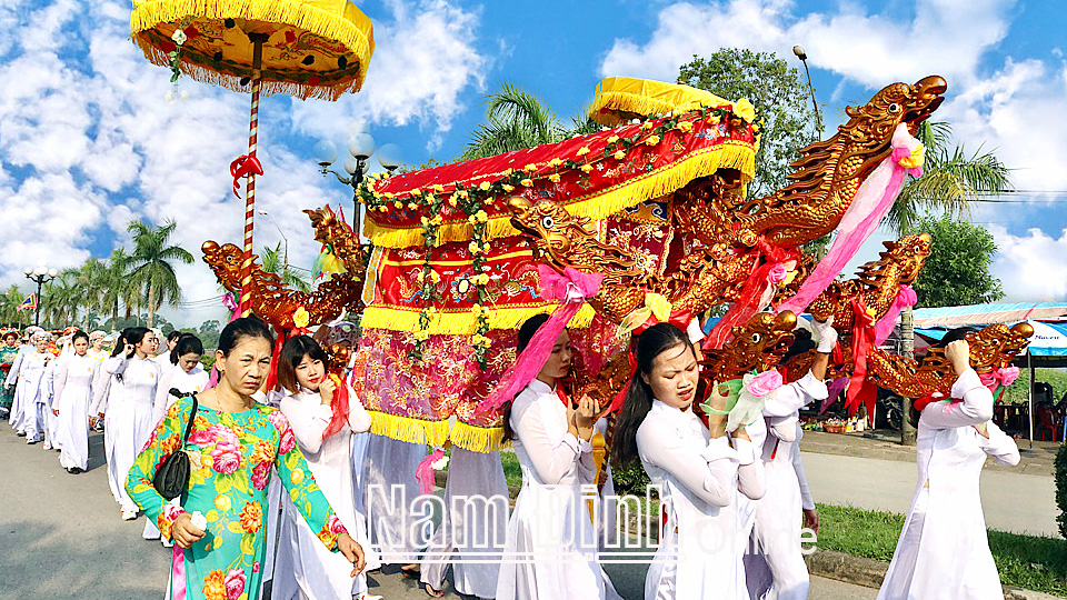 Nam Định: Tăng cường quản lý và phát huy giá trị văn hóa của lễ hội - Ảnh 1.