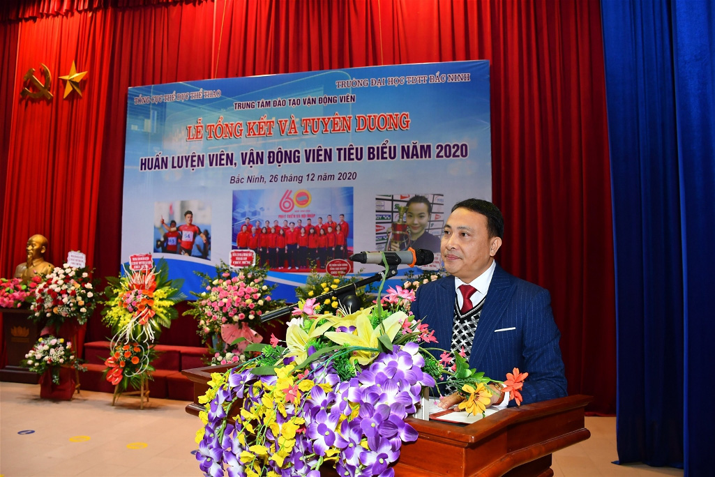 Trường Đại học TDTT Bắc Ninh Tổng kết và Tuyên dương HLV, VĐV tiêu biểu năm 2020 - Ảnh 5.