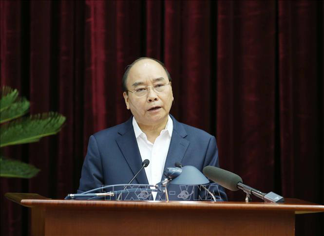 Tổng bí thư, Chủ tịch nước Nguyễn Phú Trọng chủ trì hội nghị cán bộ toàn quốc của Đảng - Ảnh 3.