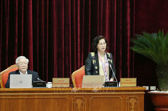 Tổng bí thư, Chủ tịch nước Nguyễn Phú Trọng chủ trì hội nghị cán bộ toàn quốc của Đảng - Ảnh 4.