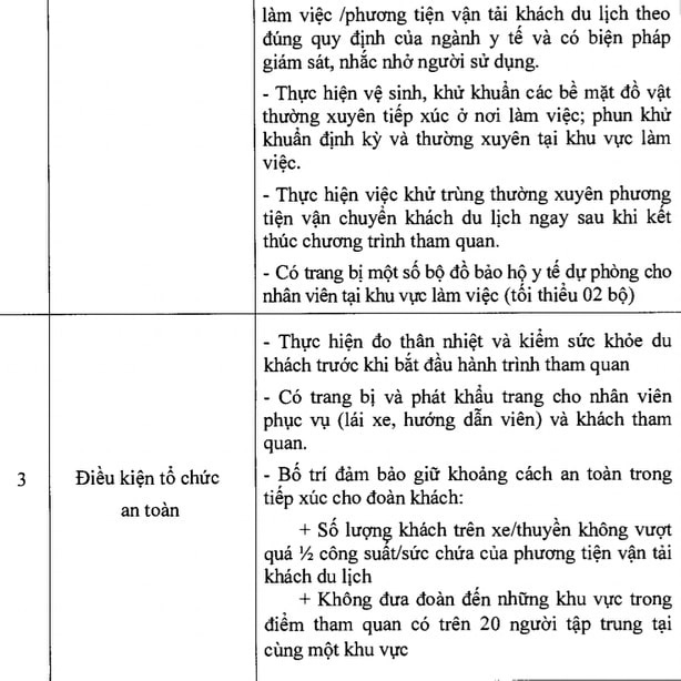 Huế ban hành Bộ tiêu chí đánh giá an toàn trong phòng, chống dịch COVID-19 đối với hoạt động du lịch  - Ảnh 6.