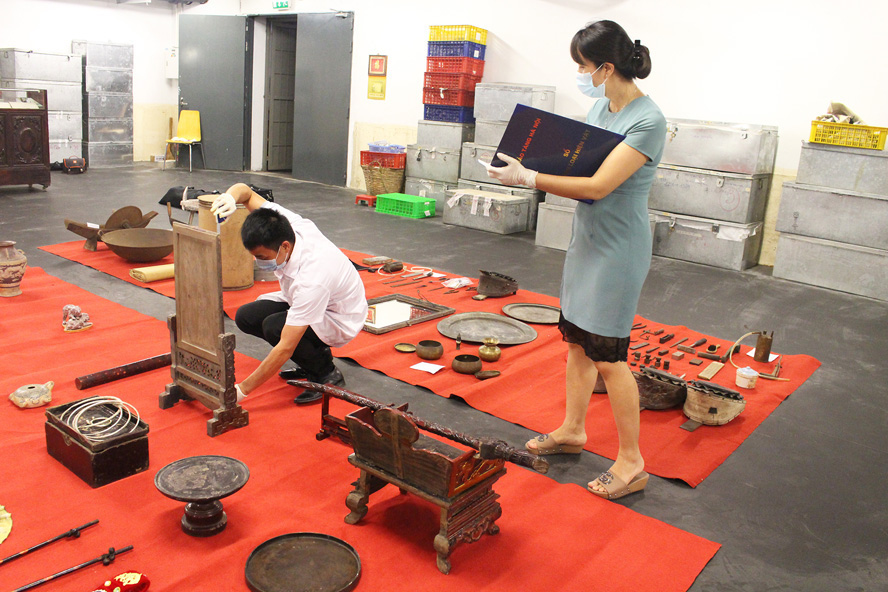 Bảo tàng Hà Nội: Dốc toàn lực cho công tác trưng bày - Ảnh 1.