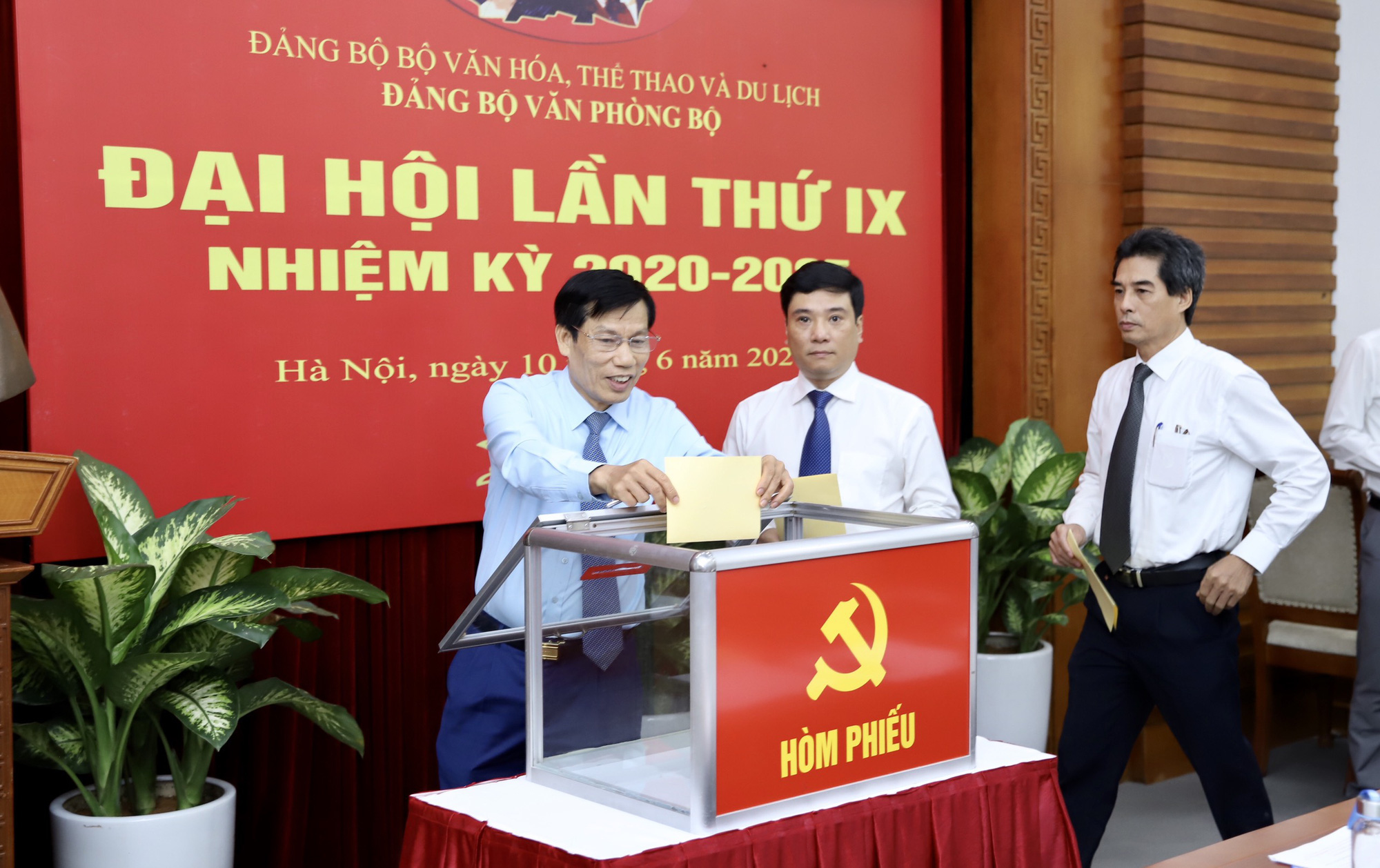  Ông Nguyễn Thái Bình tái đắc cử Bí thư Đảng ủy Văn phòng Bộ VHTTDL - Ảnh 4.