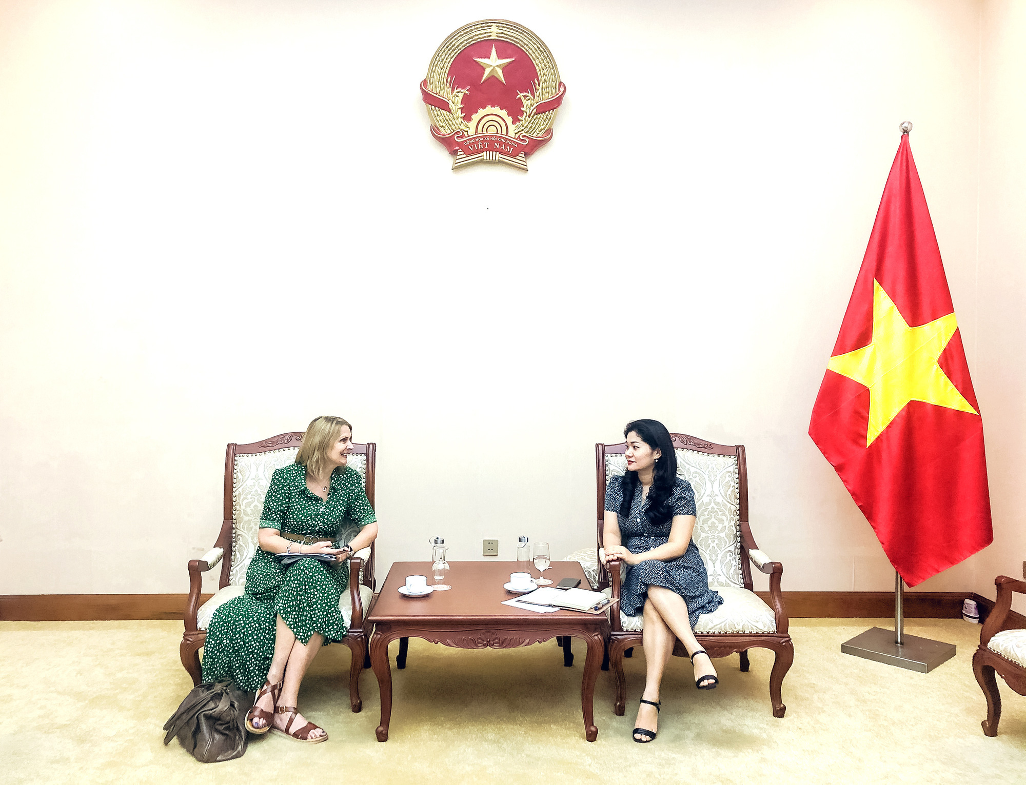 Cục trưởng Cục Hợp tác quốc tế tiếp Bà Donna McGowan, Giám đốc Hội đồng Anh tại Việt Nam - Ảnh 1.