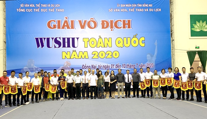 Khai mạc Giải vô địch Wushu toàn quốc năm 2020 tại Đồng Nai - Ảnh 1.