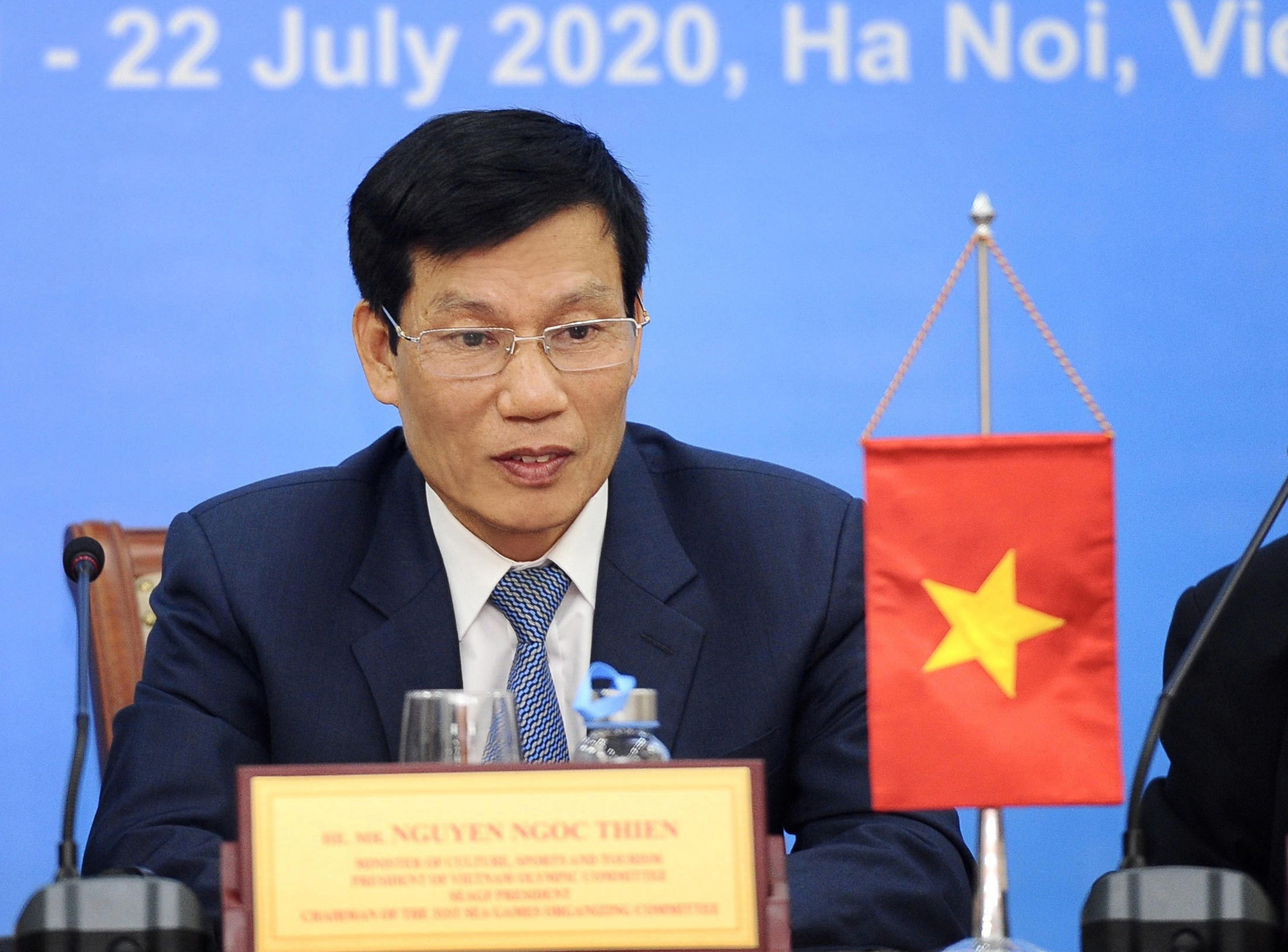 Bộ trưởng Nguyễn Ngọc Thiện chủ trì  Hội nghị Hội đồng Liên đoàn Thể thao Đông Nam Á lần thứ nhất năm 2020 - Ảnh 1.