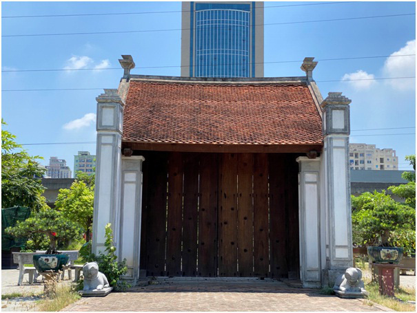  Bảo tàng Hà Nội phục dựng cổng làng Mông Phụ - Ảnh 1.