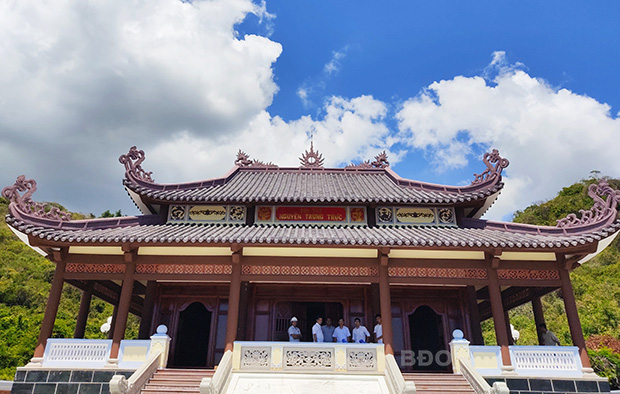 Bình Định: Đền thờ Anh hùng dân tộc Nguyễn Trung Trực sẽ hoàn thành vào tháng 10/2020 - Ảnh 1.