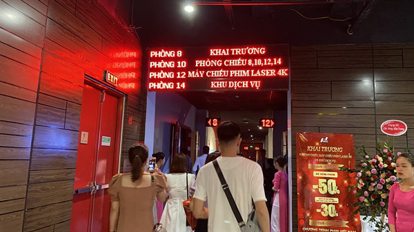 Trung tâm Chiếu phim Quốc gia tưng bừng khai trương 8 phòng chiếu - Ảnh 2.