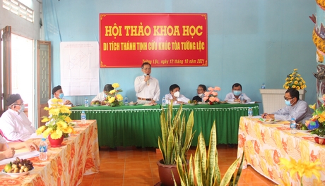 Vĩnh Long: Hội thảo khoa học di tích Thánh tịnh Cửu Khúc Tòa - Ảnh 1.