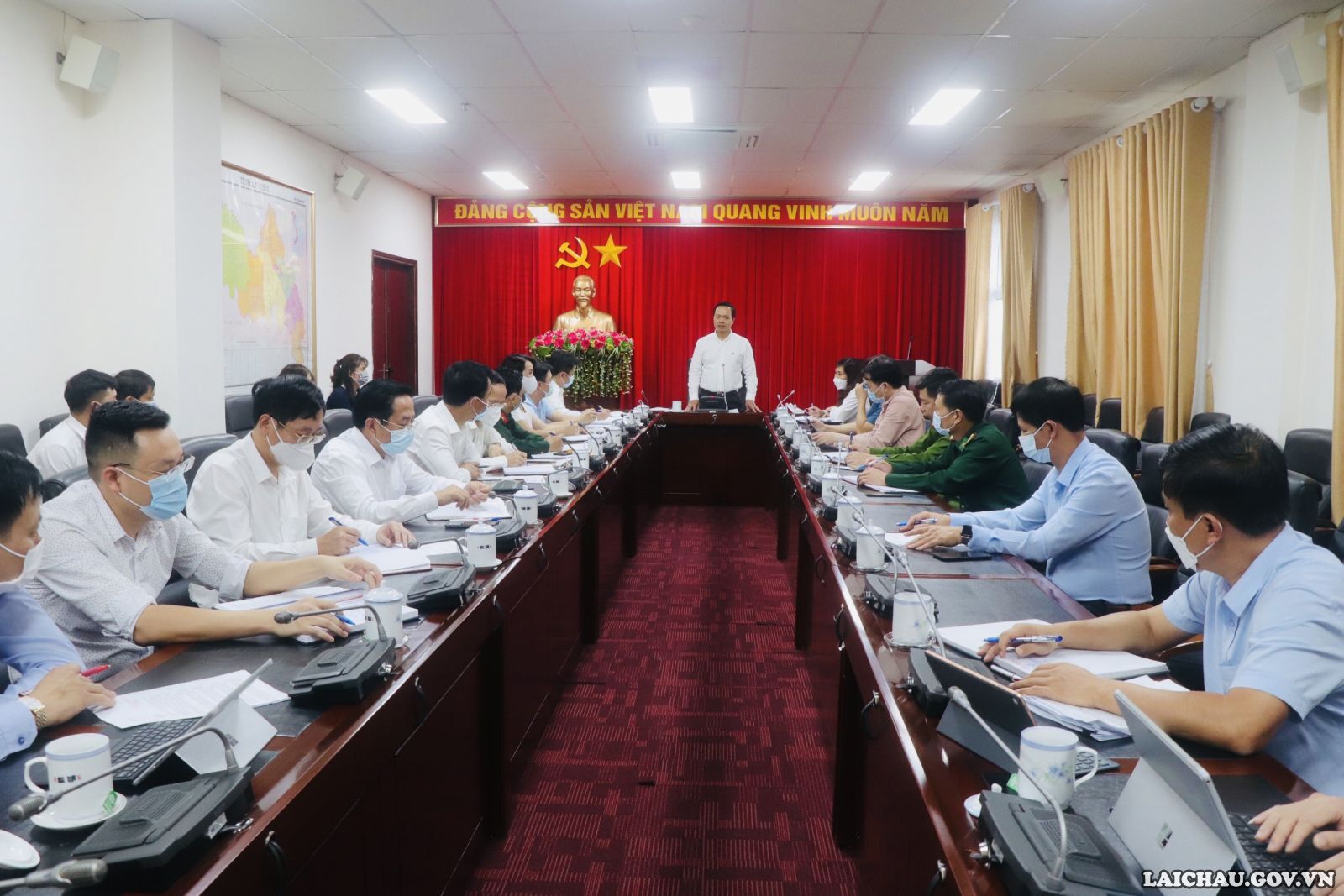 Lai Châu tích cực chuẩn bị Ngày hội Văn hóa dân tộc Mông toàn quốc lần thứ III tại tỉnh Lai Châu, năm 2021 - Ảnh 3.