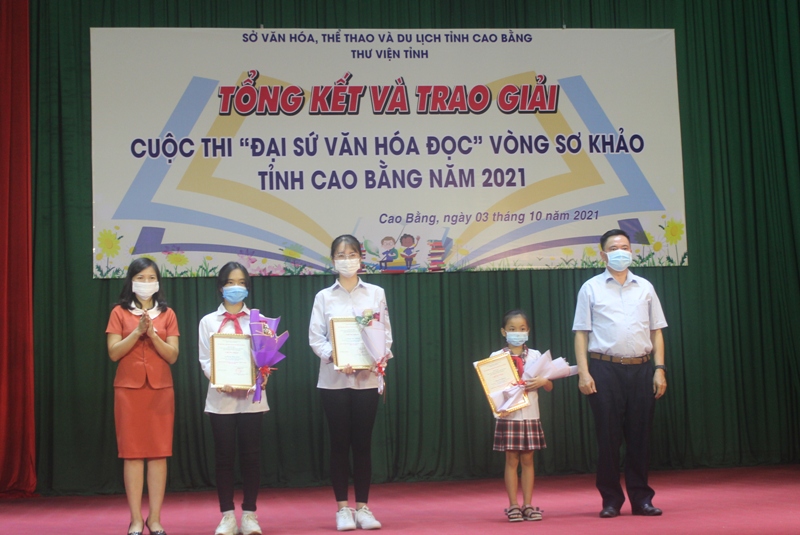 Cao Bằng: Tổng kết và trao giải Cuộc thi “Đại sứ Văn hóa đọc” vòng sơ khảo tỉnh năm 2021 - Ảnh 1.
