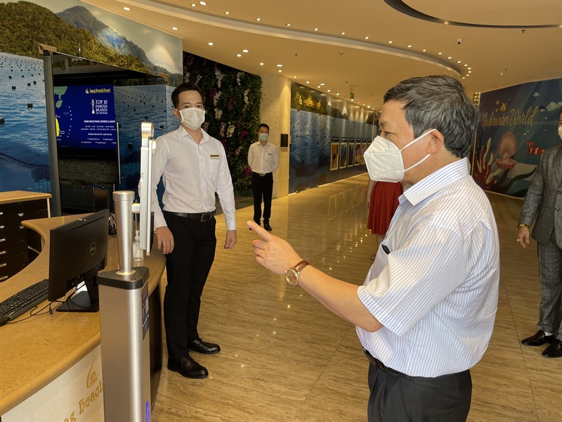 Bộ VHTTDL kiểm tra công tác chuẩn bị đón khách quốc tế tới Phú Quốc - Ảnh 4.