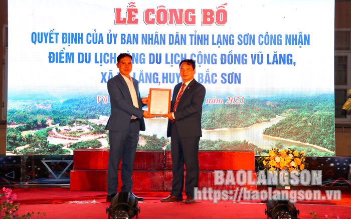 Lạng Sơn: Công bố Quyết định công nhận điểm du lịch cộng đồng Vũ Lăng - Ảnh 3.