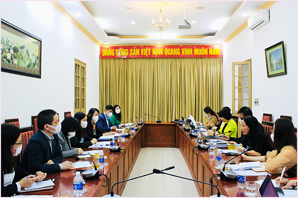 Thư viện Quốc gia Việt Nam tiếp và làm việc với Đoàn công tác của Ủy ban Pháp luật của Quốc hội - Ảnh 1.