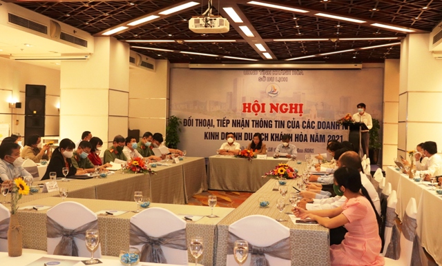 Khánh Hòa: Tổ chức Hội nghị Đối thoại Doanh nghiệp du lịch năm 2021 - Ảnh 1.