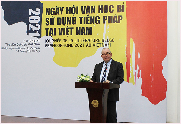 Ngày hội Văn học Bỉ sử dụng tiếng Pháp tại Thư viện Quốc gia Việt Nam - Ảnh 3.