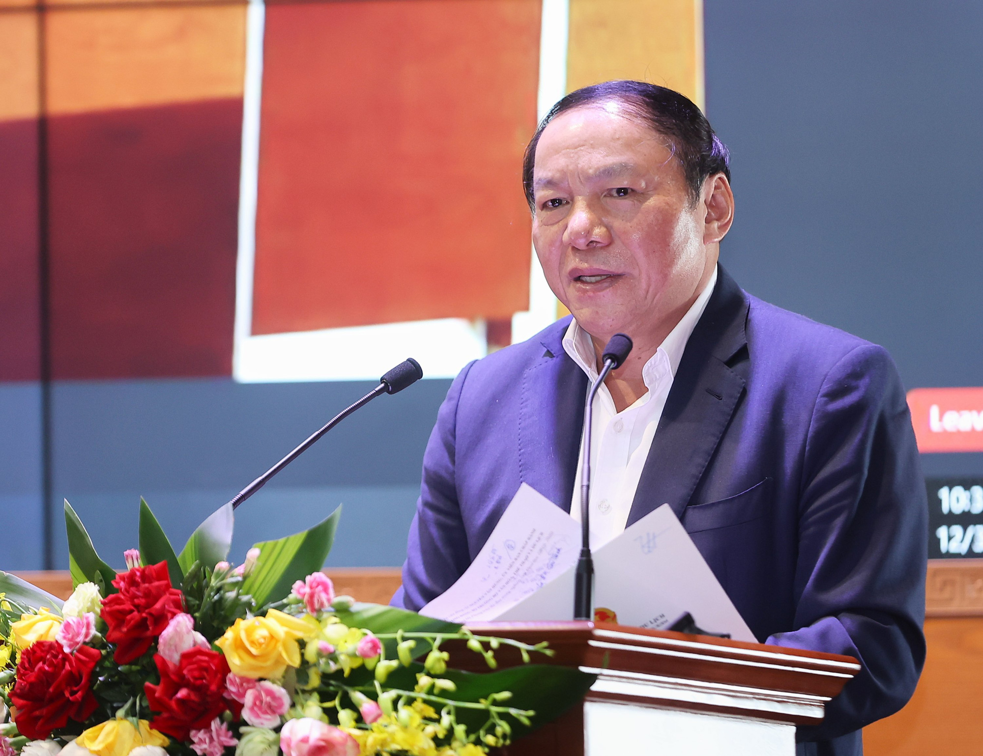 Bộ trưởng Nguyễn Văn Hùng: &quot;Vai trò của văn hóa trong kinh tế và kinh tế trong văn hóa là không thể tách rời&quot; - Ảnh 1.