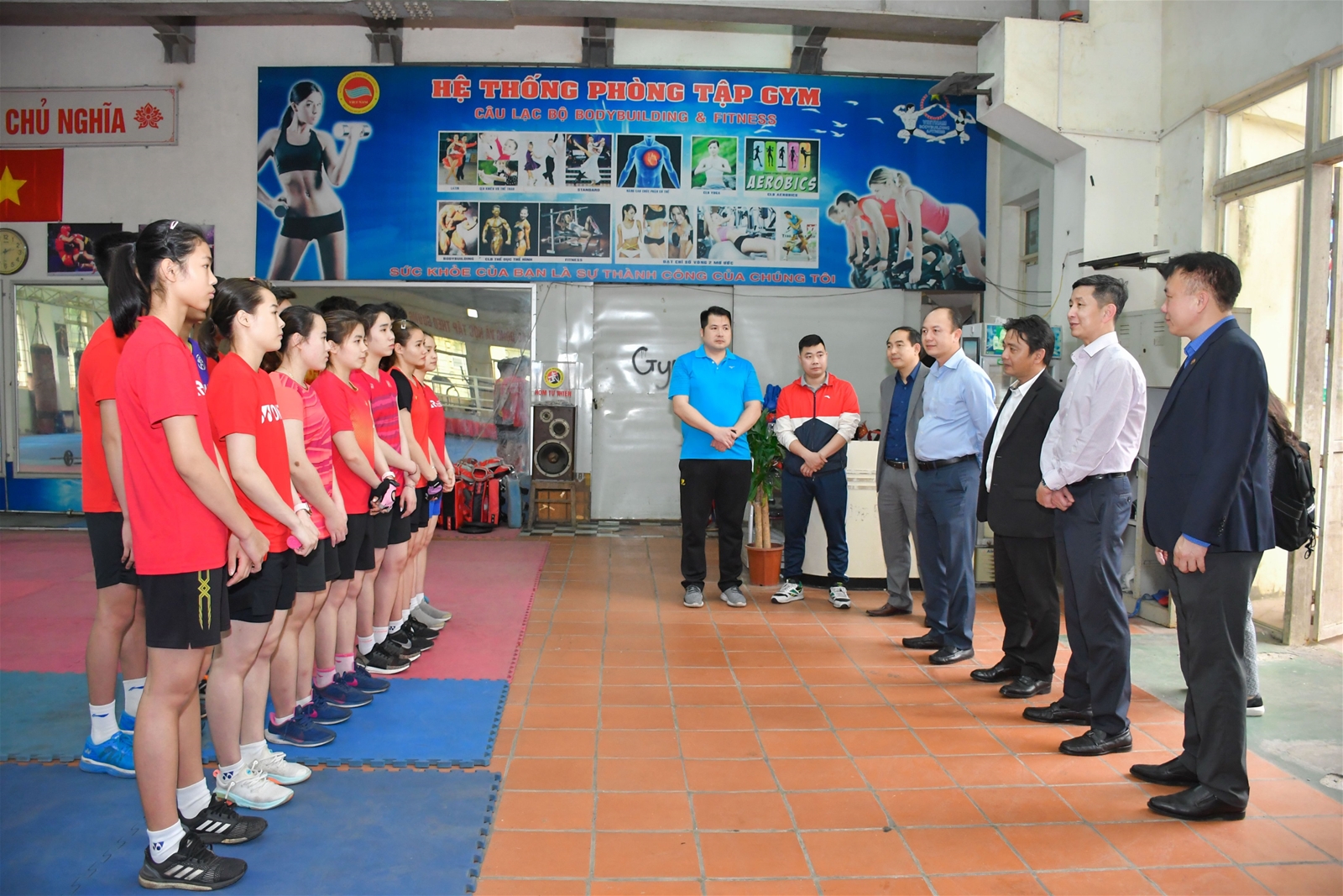 Thứ trưởng Bộ VHTTDL Hoàng Đạo Cương sang thăm và làm việc tại Trường Đại học TDTT Bắc Ninh - Ảnh 2.