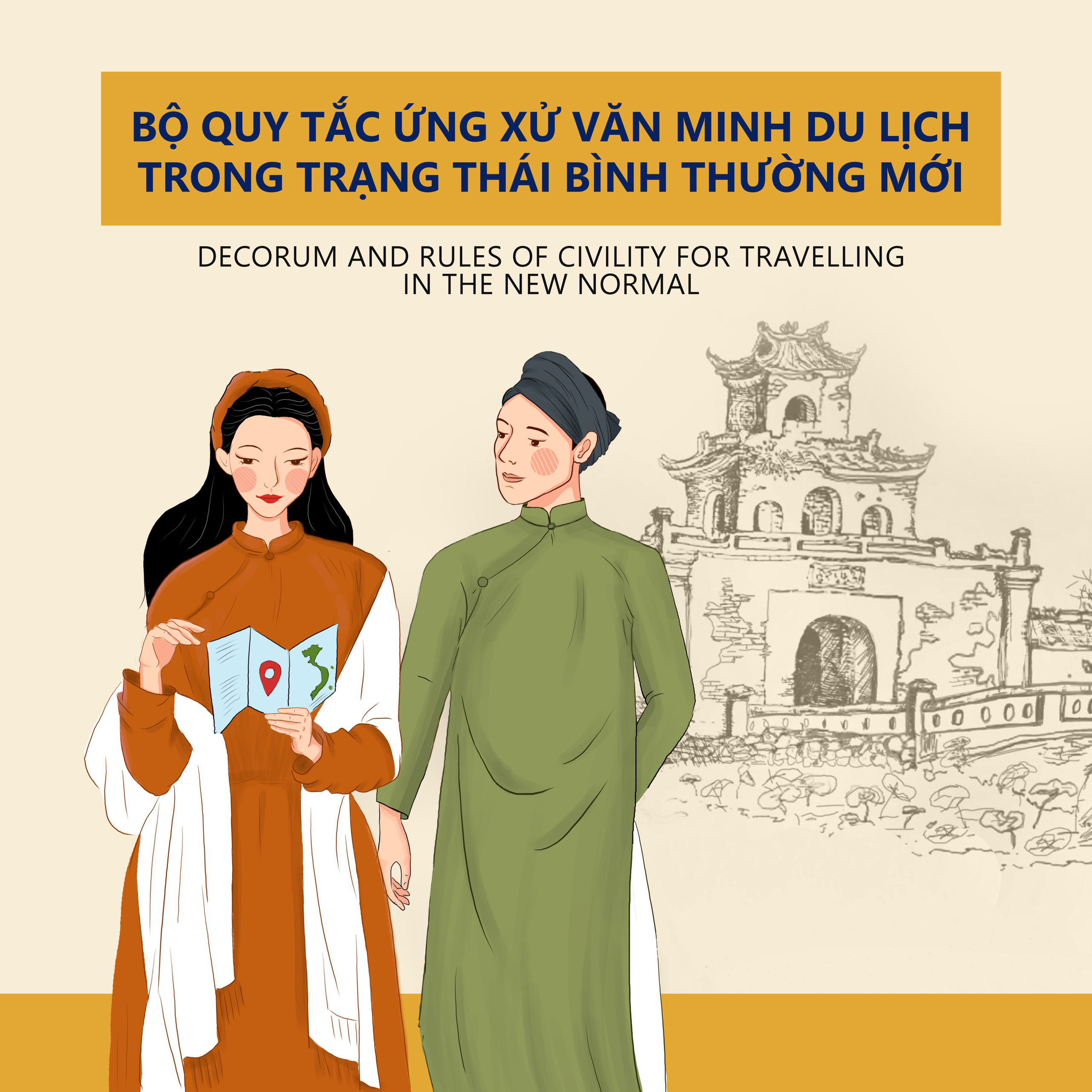 Thừa Thiên Huế ban hành Bộ Quy tắc ứng xử văn minh du lịch trong trạng thái bình thường mới - Ảnh 1.
