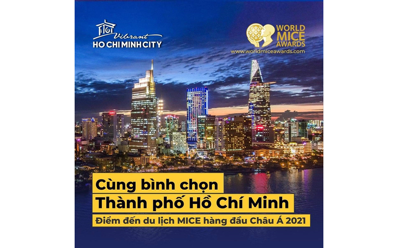TP Hồ Chí Minh được đề cử “Điểm đến du lịch MICE hàng đầu châu Á năm 2021” - Ảnh 1.