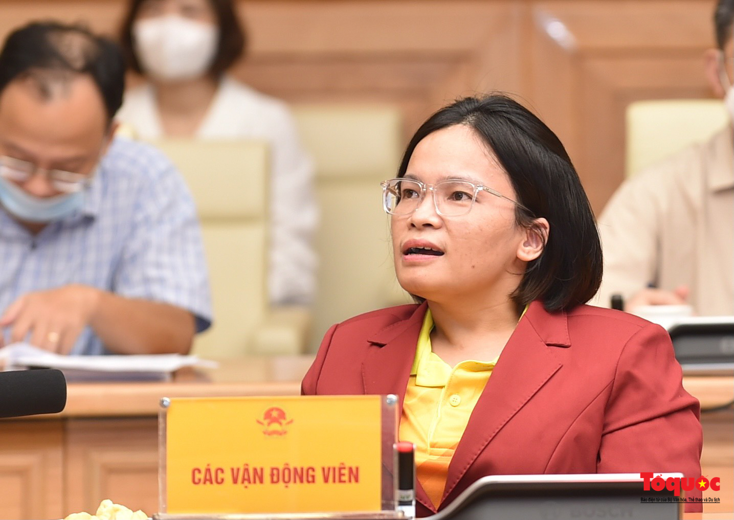 Chùm ảnh: Thủ tướng Phạm Minh Chính gặp mặt đoàn thể thao Việt Nam tham dự Olympic Tokyo 2020 - Ảnh 7.