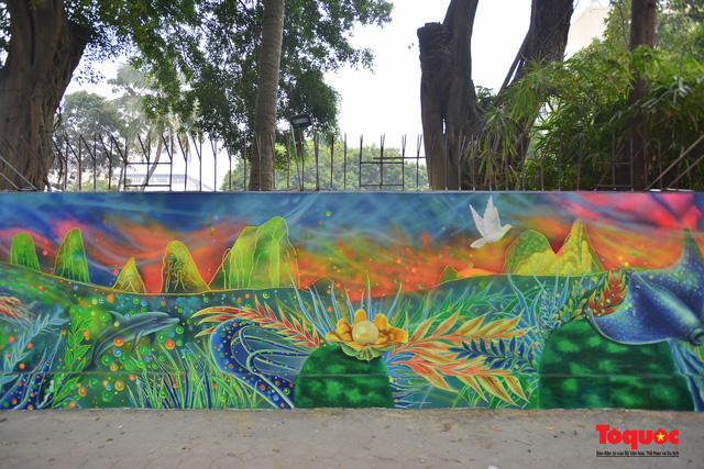 Phối hợp thực hiện dự án “Vẽ tranh tường Colombia-Việt Nam”