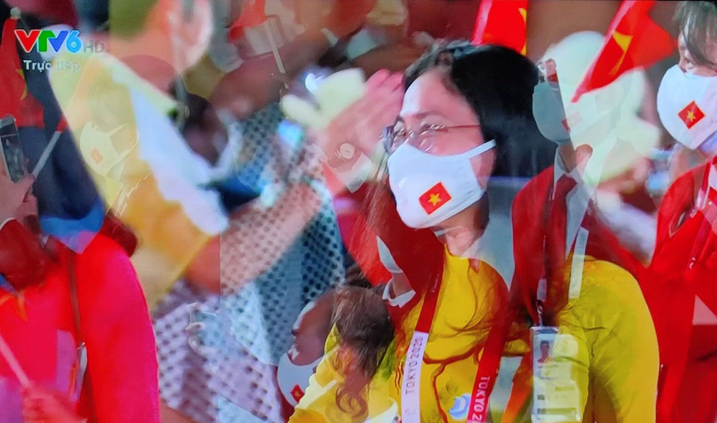 Tự hào hình ảnh Đoàn thể thao Việt Nam xuất hiện ở lễ khai mạc Olympic Tokyo 2020 - Ảnh 3.