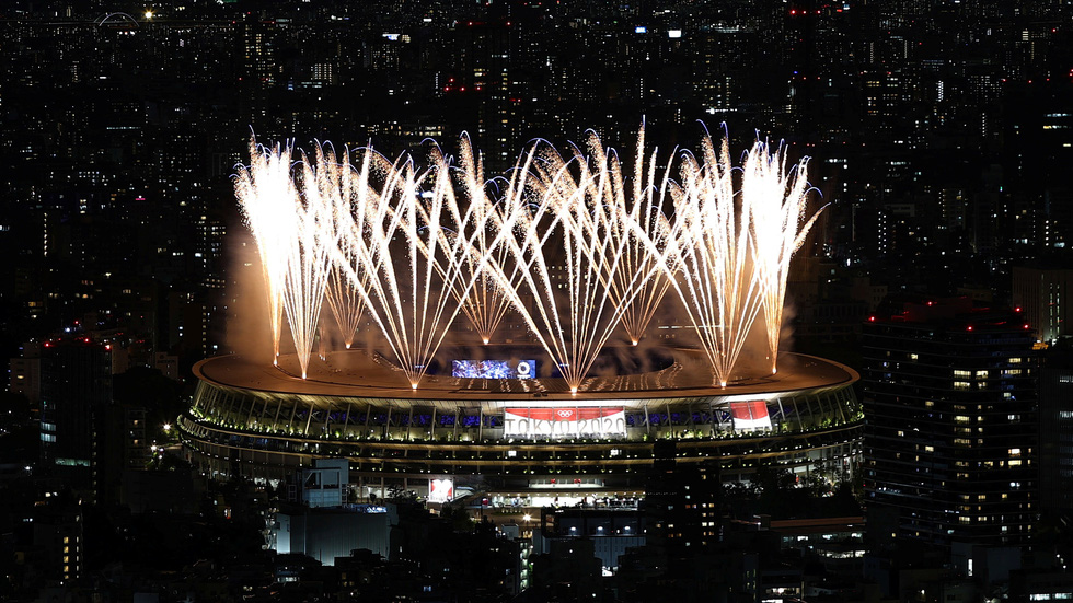 Lễ khai mạc Olympic Tokyo 2021 hoành tráng và lung linh sắc màu - Ảnh 4.