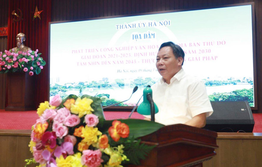 Hà Nội phấn đấu trở thành 1 trong 3 trung tâm công nghiệp văn hóa của cả nước - Ảnh 2.