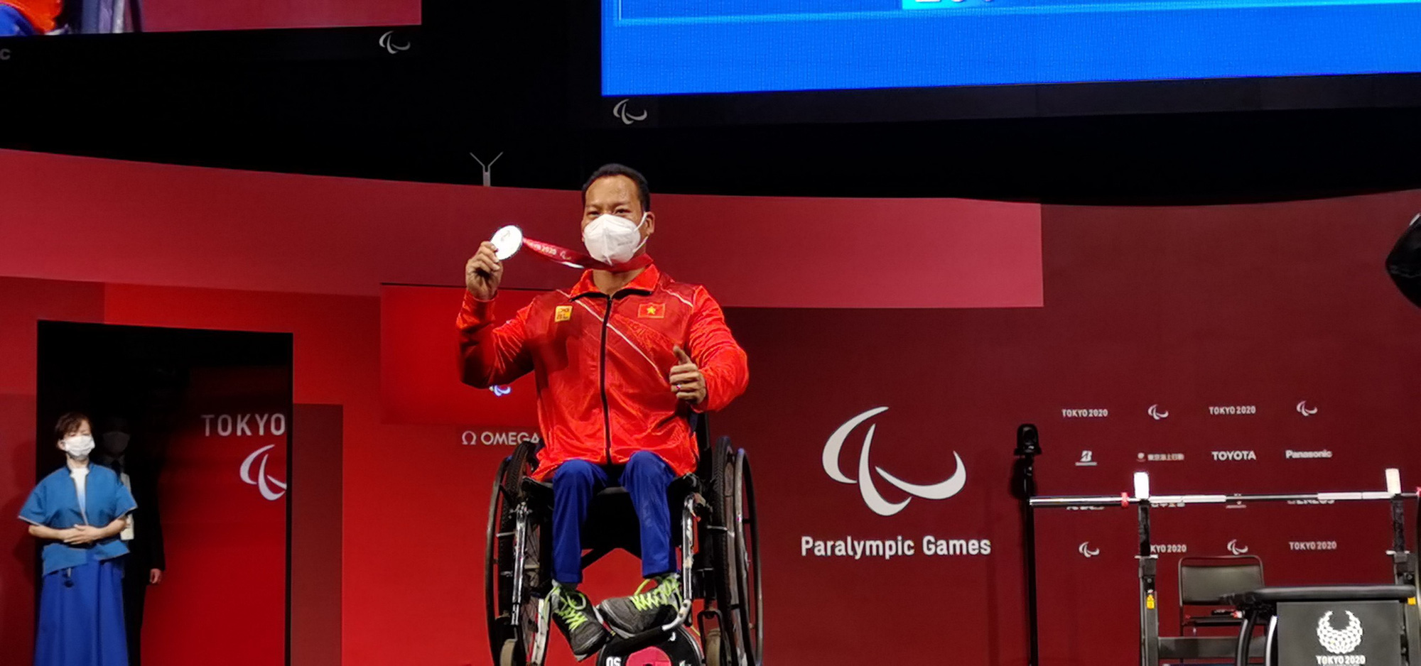 VĐV Lê Văn Công &quot;mở hàng&quot; huy chương cho Đoàn Thể thao người khuyết tật Việt Nam tại Paralympic Tokyo 2020 - Ảnh 1.