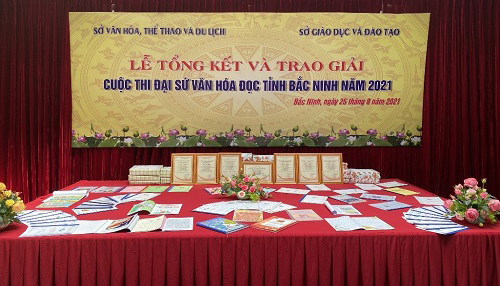 Trao giải cuộc thi Đại sứ Văn hóa đọc tỉnh Bắc Ninh năm 2021 - Ảnh 2.