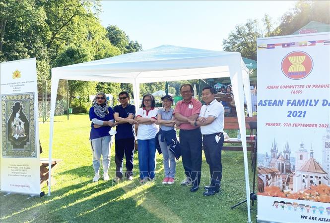 Thắm tình đoàn kết hữu nghị trong Ngày gia đình ASEAN năm 2021 tại CH Séc - Ảnh 1.