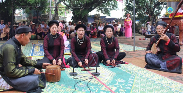 Bảo tồn di sản văn hóa phi vật thể ca trù ở Thái Bình - Ảnh 1.