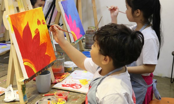 Bảo tàng Mỹ thuật Việt Nam tổ chức không gian sáng tạo trực tuyến cho trẻ em - Ảnh 1.